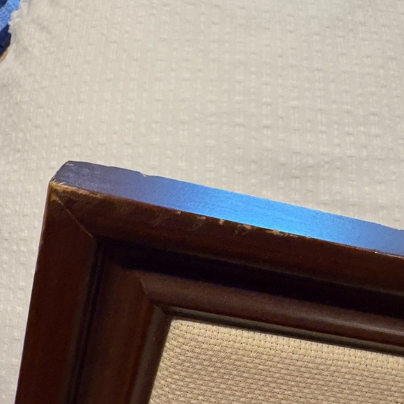 Framed Seashell Embroidery Art hand stitched - Picture 6 of 10